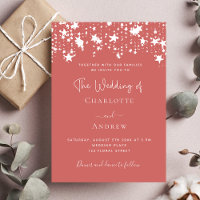 Dusty earth stars elegant wedding