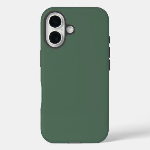 Dusty Eucalyptus Green Solid Colour iPhone 16 Case
