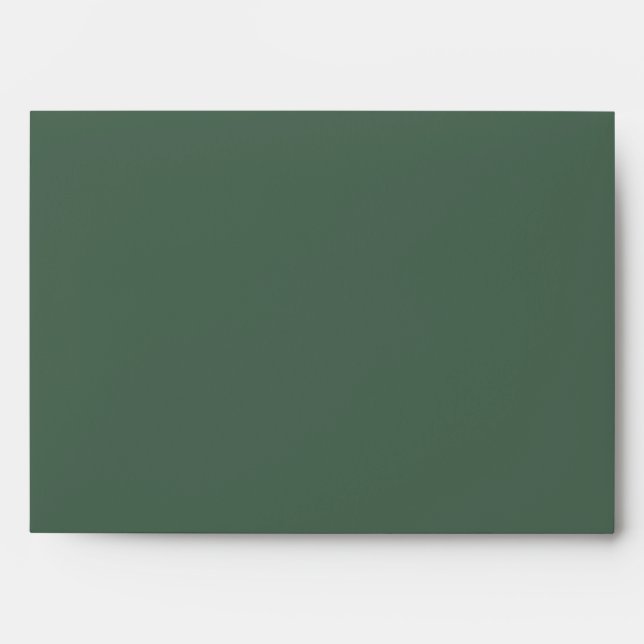 Dusty Eucalyptus Green Solid Colour Envelope (Front)