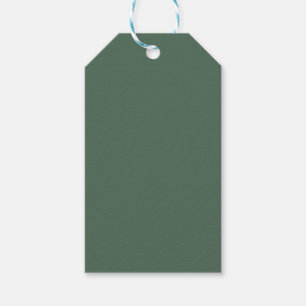 Dusty Eucalyptus Green Solid Colour Gift Tags