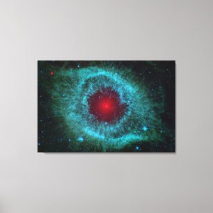 Dusty Eye of Helix Nebula NGC 7293 Canvas Print
