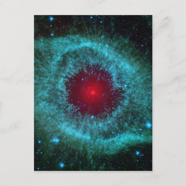 Dusty Eye of Helix Nebula NGC 7293 Postcard (Front)