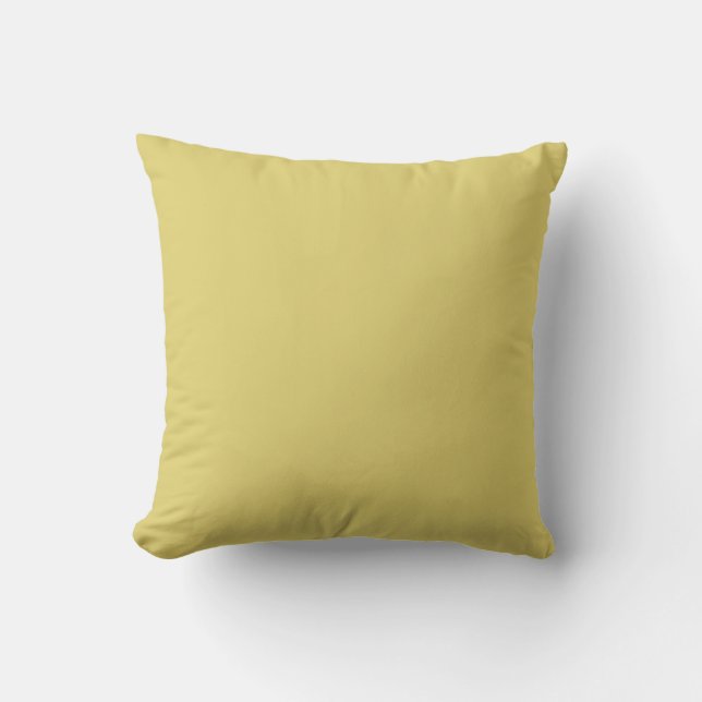 Dusty Golden Yellow Color Cushion (Front)