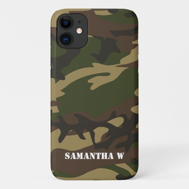 Dusty Green Camo Case-Mate iPhone Case (Back)