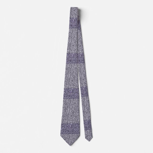 Dusty Grey and Grape Tweed Pattern  Tie (Front)