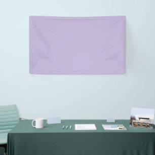 Dusty Lavender Solid Color Banner