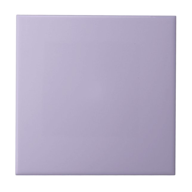Dusty Lavender Solid Colour Ceramic Tile (Front)