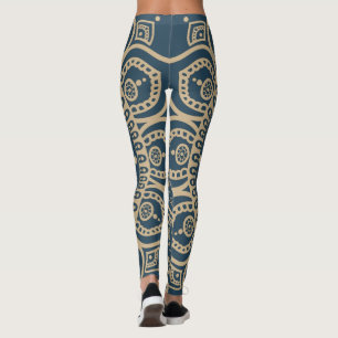 Dusty lover design with full Mandala image Yoga    Leggings