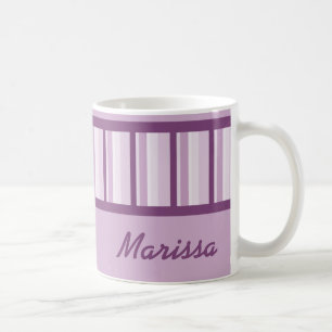 Dusty Mauve Deco Personalised Mug