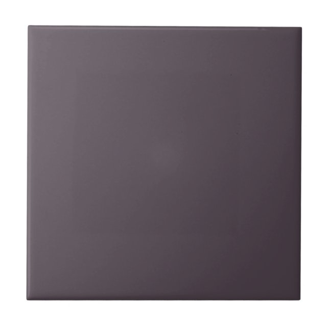 Dusty Midnight Purple Color Ceramic Tile (Front)