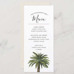 Dusty Palms   Coastal Wedding Dinner Event Menu