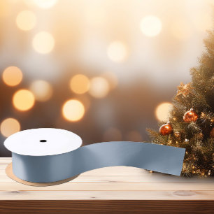 Dusty Periwinkle Blue Satin Ribbon