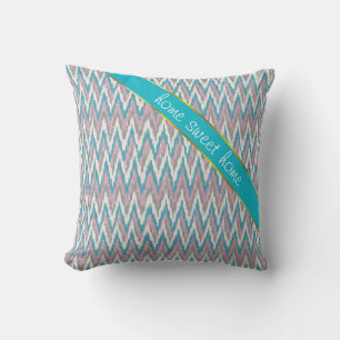 Dusty Pink and Blue  iKat Cushion