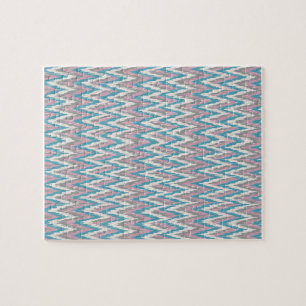 Dusty Pink and Blue  iKat Jigsaw Puzzle