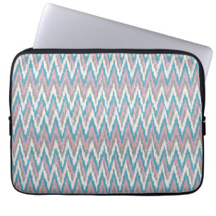 Dusty Pink and Blue iKat Laptop Sleeve