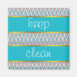 Dusty Pink and Blue iKat Magnet