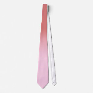 Dusty Pink Blush Pink Simple Ombre Gradient Tie