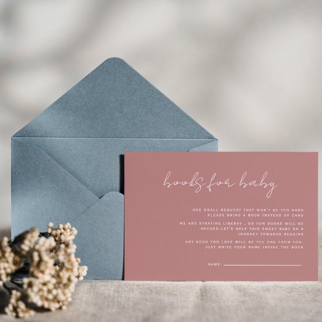 Dusty Pink Minimal Rustic books for baby  (Creator Uploaded)