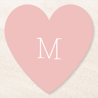 Dusty Pink Paper Coaster