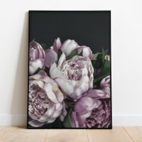 Dusty Pink Peony Bouquet Poster