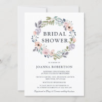 Dusty Pink Roses Midsummer Floral Bridal Shower