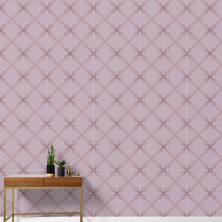 Dusty Pink Simple Orange Red Geometric Diamond Wallpaper