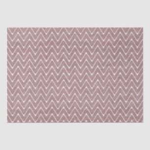 Dusty Pink Small Chevron Pattern Tissue Paper