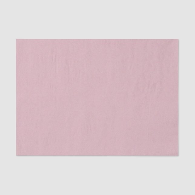 Dusty Pink Solid Colour Tissue Paper (Front)
