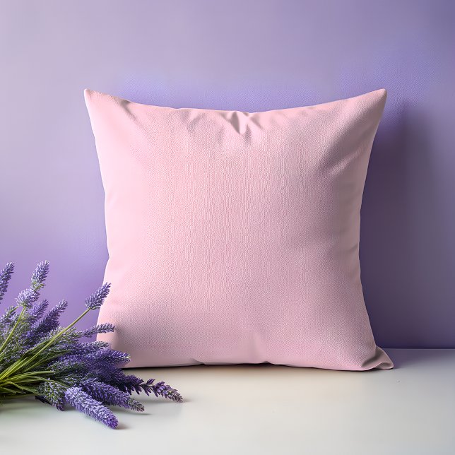Dusty Pink Throw Pillow (Dusty Pink Throw Pillow)