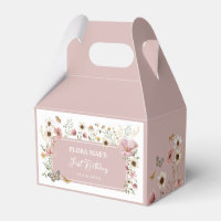  Dusty Pink Wildflower Garden Tea Party Birthday