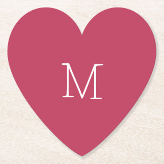 Dusty Red Paper Coaster