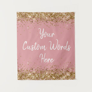 Dusty Rose Backdrop Birthday Party Photo Booth Tapestry