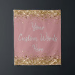 Dusty Rose Backdrop Birthday Party Photo Booth Tapestry<br><div class="desc">custom back drop for her,  personalised twinkle 15th 18th 20th,  glitter anniversary sweet 16 16th,  personalised 30th 21st 25th 35th,  bridal shower hen do wedding,  boy son man husband daughter,  girl wife prop bachelorette sparkle,  quinceanera 40th 50th 60th 70th,  bride sparkly vow renewal graduation,  college high school gold silver</div>