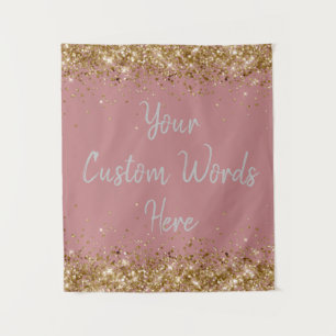 Dusty Rose Backdrop Birthday Party Photo Booth Tapestry