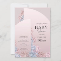 Dusty rose boho arch frame hyacinths spring Baby