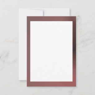 Dusty Rose Border Blank Invitation Template