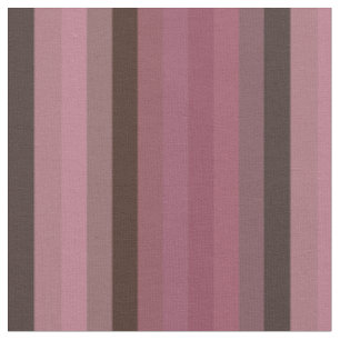 Dusty Rose & Cocoa Brown Soft Stripe Palette Fabric