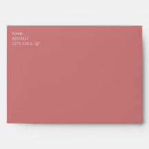 Dusty Rose Envelope A7