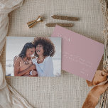 Dusty Rose | Faded Photo Bridesmaid Proposal Card<br><div class="desc">Introducing our stunning dusty rose faded photo bridesmaid proposal card perfect for your simple modern boho spring celebration. Our elegant design includes a vibrant bright, pastel colour palette with a vintage chic calligraphy script. Whether you prefer a minimalist or classic style, our unique editable product offers luxury and elegance, perfect...</div>