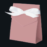 Dusty Rose Favour Box<br><div class="desc">A soft and romantic collection of dusty rose decor, party supplies, and lifestyle pieces. This muted pink tone is perfect for weddings, baby showers, bridal events, or simply adding a warm, vintage-inspired touch to your space. Featuring customisable items like favour boxes, napkins, pillows, and stationery — all designed in a...</div>
