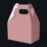 Dusty Rose Favour Box<br><div class="desc">A soft and romantic collection of dusty rose decor, party supplies, and lifestyle pieces. This muted pink tone is perfect for weddings, baby showers, bridal events, or simply adding a warm, vintage-inspired touch to your space. Featuring customisable items like favour boxes, napkins, pillows, and stationery — all designed in a...</div>