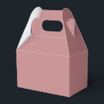 Dusty Rose Favour Box<br><div class="desc">A soft and romantic collection of dusty rose decor, party supplies, and lifestyle pieces. This muted pink tone is perfect for weddings, baby showers, bridal events, or simply adding a warm, vintage-inspired touch to your space. Featuring customisable items like favour boxes, napkins, pillows, and stationery — all designed in a...</div>