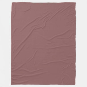 Dusty Rose Fleece Blanket