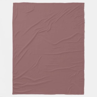 Dusty Rose Fleece Blanket