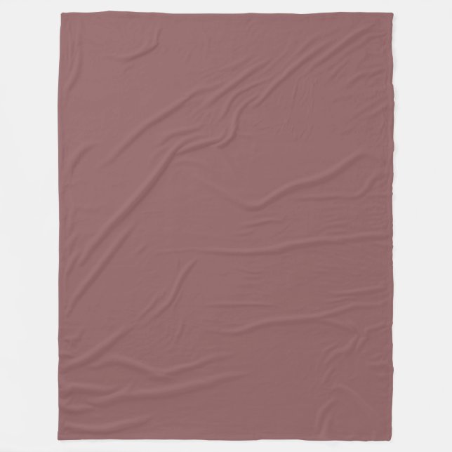 Dusty Rose Fleece Blanket (Front)