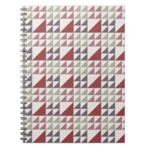 Dusty Rose Geometric Quilt Pattern