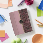 Dusty Rose Gold Leopard Skin iPad Smart Cover<br><div class="desc">Dusty Rose Gold Leopard Skin Pattern. iPad Cover ready for you to customise. ⭐This Product is 100% Customisable. *****Click on CUSTOMIZE BUTTON to add, delete, move, resize, changed around, rotate, etc... any of the graphics or text or use the fill in boxes. ⭐99% of my designs in my store are...</div>