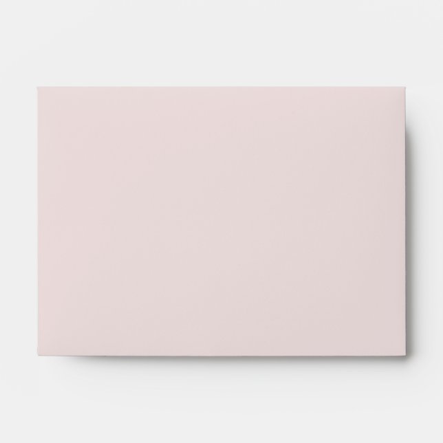 Dusty Rose Interior Light Lavender Exterior Envelope (Front)