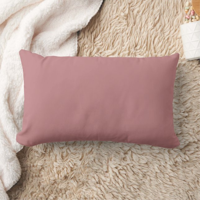 Dusty Rose Lumbar Cushion (Blanket)