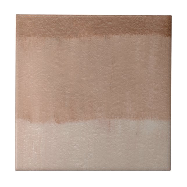 Dusty Rose Ombre Ceramic Tile (Front)
